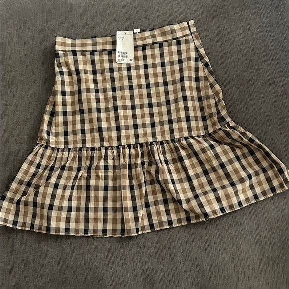 H&M Dresses & Skirts - H&M Tiered Gingham Plaid Mini Skirt 4 NWT